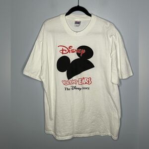 Vintage Disney Mickey Mouse Volunt Ears Shirt Single Stitch 90s Beefy-T Hanes